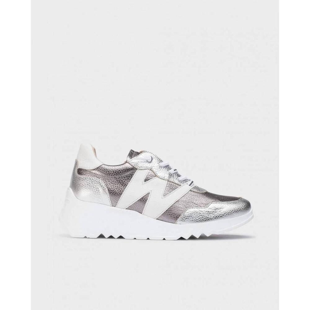 NEW WONDERS women's kyoto sneakers in plata/plomo/white